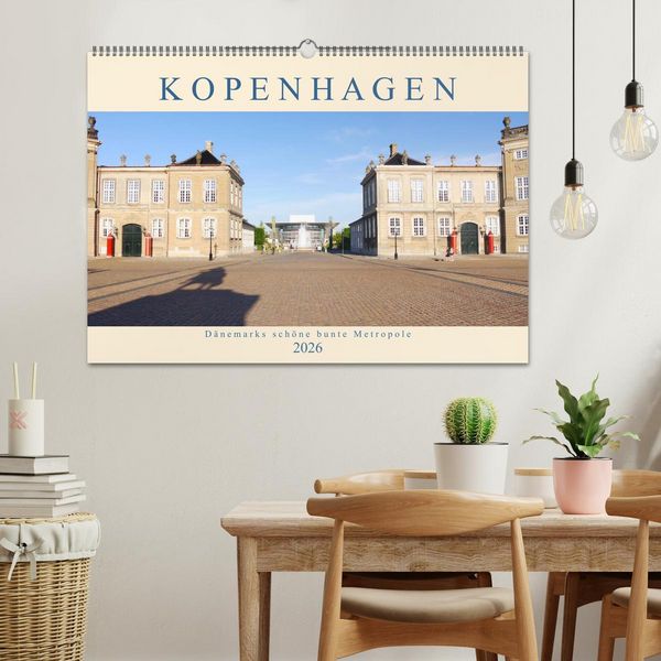 Produktbild: Kopenhagen. D&auml;nemarks sch&ouml;ne bunte Metropole (Wandkalender 2026 DIN A2 quer), CALVENDO Monatskalender