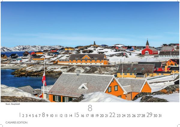Produktbild: Gr&ouml;nland Kalender 2027 &ndash; Wandkalender | Fotokalender Nordeuropa 35x50cm Grosses Format - . mit beeindruckenden Naturaufnahmen, Perfekt f&uuml;r Natur- und Reisebegeisterte