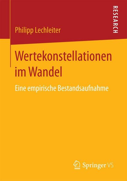 Produktbild: Wertekonstellationen im Wandel