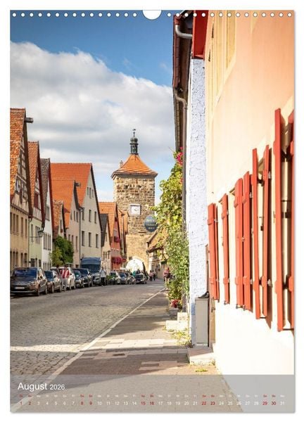 Produktbild: Rothenburg und Umgebung (Wandkalender 2026 DIN A3 hoch), CALVENDO Monatskalender