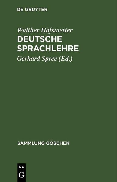 Produktbild: Deutsche Sprachlehre