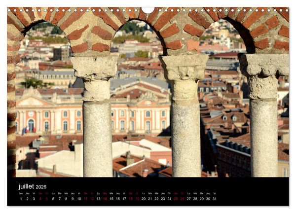 Produktbild: Toulousaine (Calendrier mural 2026 DIN A3 vertical), CALVENDO calendrier mensuel