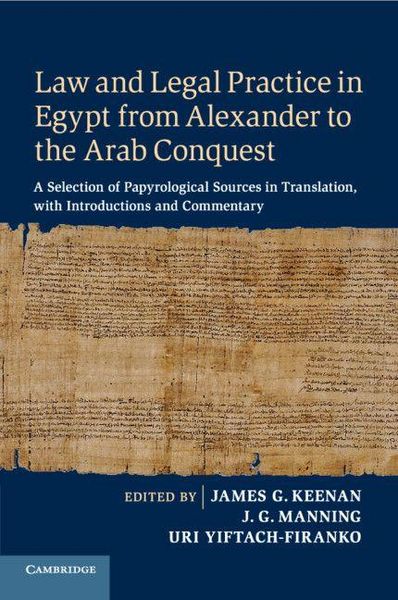 Produktbild: Law and Legal Practice in Egypt from Alexander to the Arab Conquest