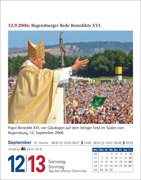 Produktbild: Abenteuer Geschichte Tagesabrei&szlig;kalender 2026 - Menschen, Ereignisse, Epochen - von den Anf&auml;ngen bis heute