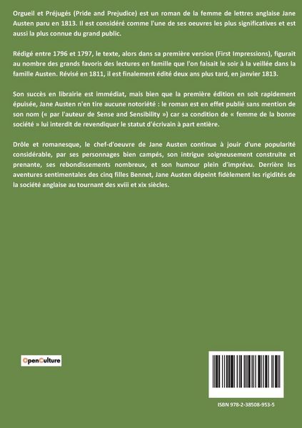Produktbild: Orgueil et Pr&eacute;jug&eacute;s
