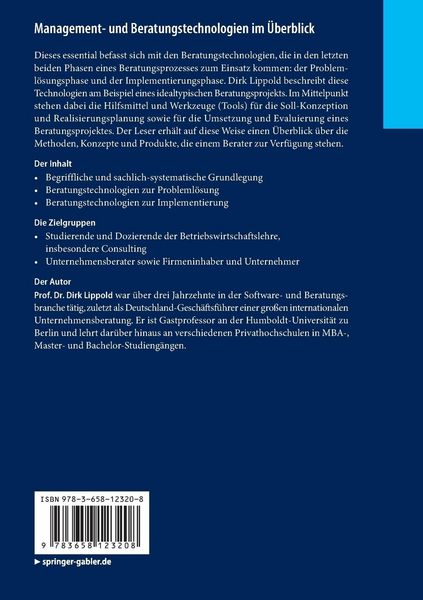 Produktbild: Management- und Beratungstechnologien im Überblick