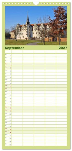 Produktbild: Familienplaner 2027 - Dessau mit 5 Spalten (Wandkalender, 21 x 45 cm) CALVENDO