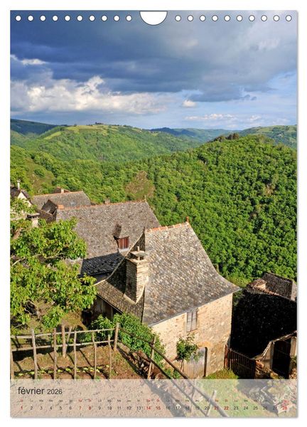 Produktbild: VILLAGES Occitanie (Calendrier mural 2026 DIN A4 horizontal), CALVENDO calendrier mensuel