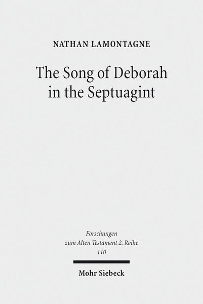 Produktbild: The Song of Deborah in the Septuagint
