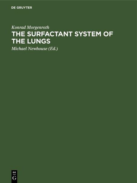 Produktbild: The Surfactant System of the Lungs