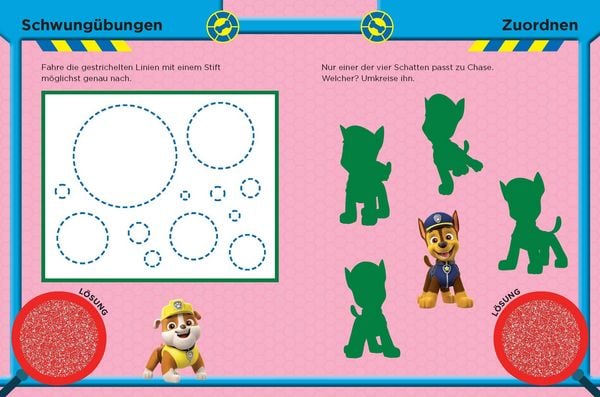 Produktbild: PAW Patrol Mein Lernspielbuch mit L&ouml;selupe