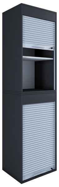 Produktbild: Holz B&uuml;roschrank Aktenschrank Rollladen Aktos XL