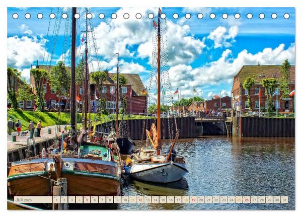 Produktbild: Reise an die Nordsee - Carolinensiel (Tischkalender 2026 DIN A5 quer), CALVENDO Monatskalender