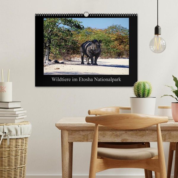 Produktbild: Wildtiere im Etosha Nationalpark (Wandkalender 2026 DIN A3 quer), CALVENDO Monatskalender
