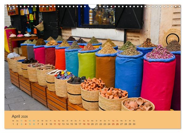 Produktbild: Marrakesch Eine Stadt aus 1001 Nacht (Wandkalender 2026 DIN A3 quer), CALVENDO Monatskalender