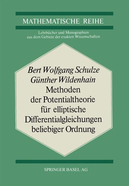 Produktbild: Methoden der Potentialtheorie f&uuml;r Elliptische Differentialgleichungen Beliebiger Ordnung