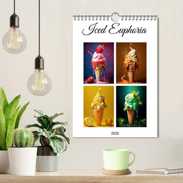 Produktbild: Iced Euphoria (Wall Calendar 2026 DIN A4 portrait), CALVENDO 12 Month Wall Calendar
