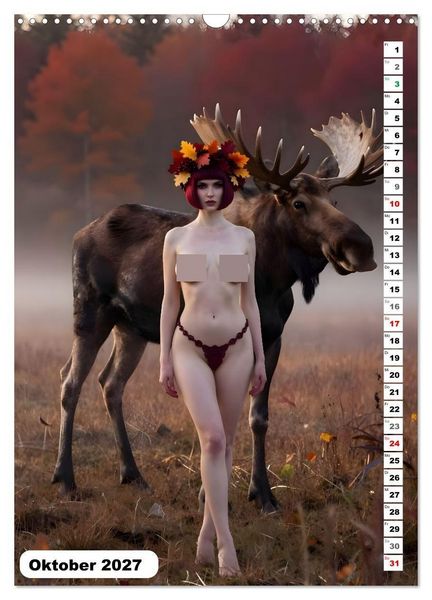 Produktbild: Wilde Kronen (Wandkalender 2027 DIN A3 hoch), CALVENDO Monatskalender