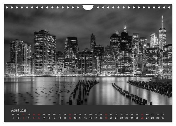 Produktbild: URBANE FOTOGRAFIE Zw&ouml;lf klassische Impressionen (Wandkalender 2026 DIN A4 quer), CALVENDO Monatskalender