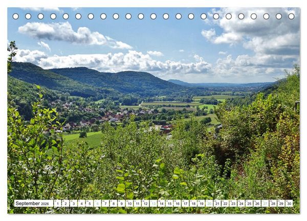 Produktbild: Wandererlebnisse in der Fr&auml;nkischen Schweiz (Tischkalender 2026 DIN A5 quer), CALVENDO Monatskalender