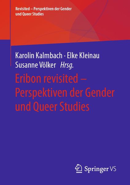 Produktbild: Eribon revisited - Perspektiven der Gender und Queer Studies