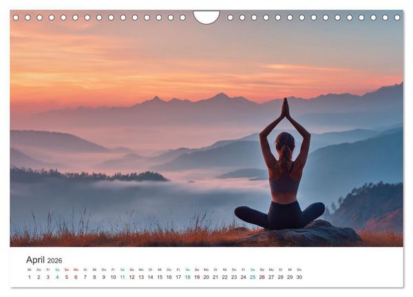 Produktbild: Balance des Lebens (Wandkalender 2026 DIN A4 quer), CALVENDO Monatskalender
