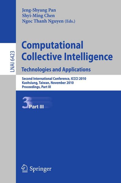 Produktbild: Computational Collective Intelligence. Technologies and Applications