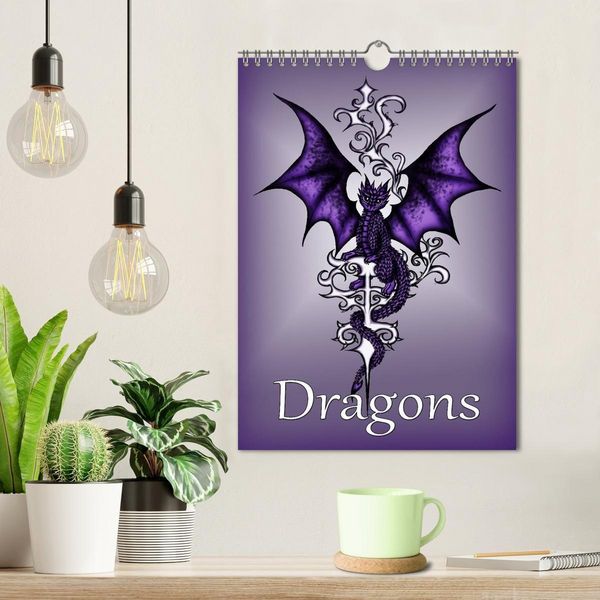 Produktbild: Dragons (Wall Calendar 2027 DIN A4 portrait), CALVENDO 12 Month Wall Calendar