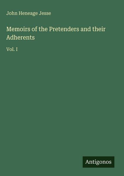 Produktbild: Memoirs of the Pretenders and their Adherents