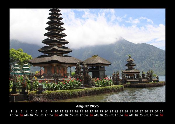 Produktbild: Tempel 2025 Fotokalender DIN A3