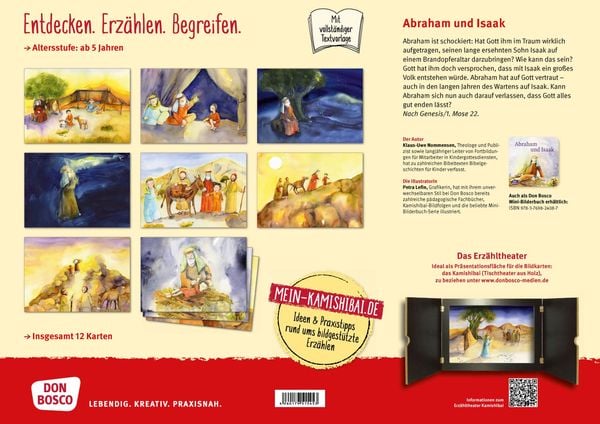 Produktbild: Abraham und Isaak. Kamishibai Bildkartenset