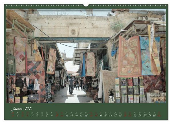 Produktbild: Unterwegs in Jerusalem (Wandkalender 2026 DIN A2 quer), CALVENDO Monatskalender