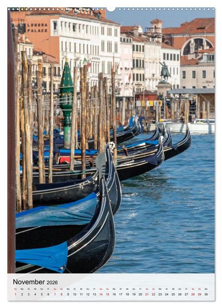 Produktbild: Venedig - Zwischen Wasser und Himmel (Wandkalender 2026 DIN A2 hoch), CALVENDO Monatskalender