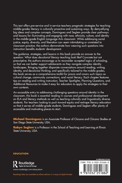 Produktbild: Decolonizing Middle Level Literacy Instruction