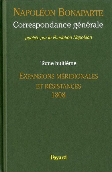 Produktbild: Correspondance Generale T.8; Expansions Meridionales et Resistances,