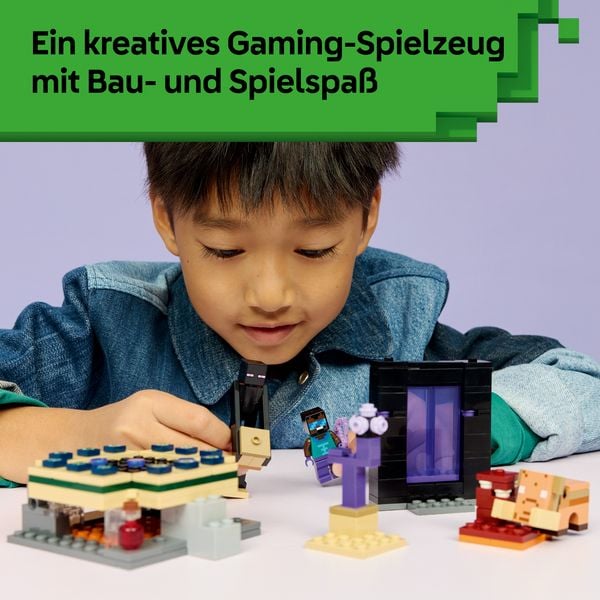 Produktbild: LEGO Minecraft 21584 Reise durch Nether und Endportal, Spielzeug ab 7