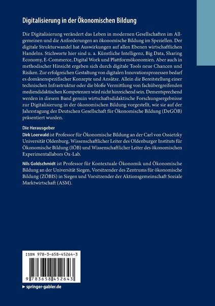 Produktbild: Digitalisierung in der &Ouml;konomischen Bildung