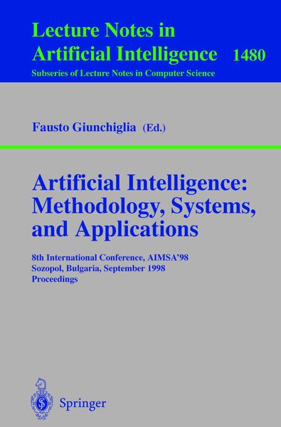 Produktbild: Artificial Intelligence: Methodology, Systems, and Applications