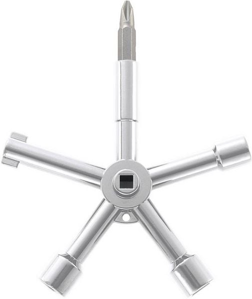 Produktbild: TOOLCRAFT TO-6707229 Schaltschrankschl&uuml;ssel Schaltschrankschl&uuml;ssel 1St.