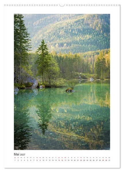 Produktbild: Ein Jahr am Hintersee (hochwertiger Premium Wandkalender 2027 DIN A2 hoch), Kunstdruck in Hochglanz