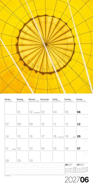 Produktbild: Die Farbe Gelb Kalender 2027 - 30x30 - Art12