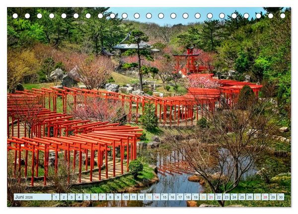 Produktbild: Japan - Hightech und Tradition (Tischkalender 2026 DIN A5 quer), CALVENDO Monatskalender