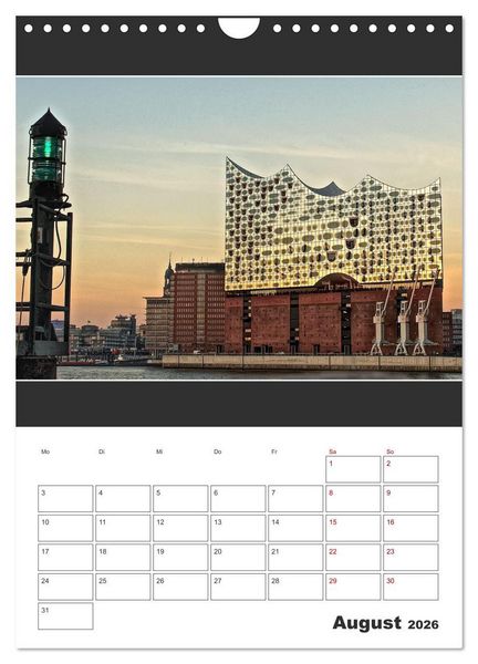 Produktbild: Spitze! Elbphilharmonie Hamburg 2026 (Wandkalender 2026 DIN A4 hoch), CALVENDO Monatskalender