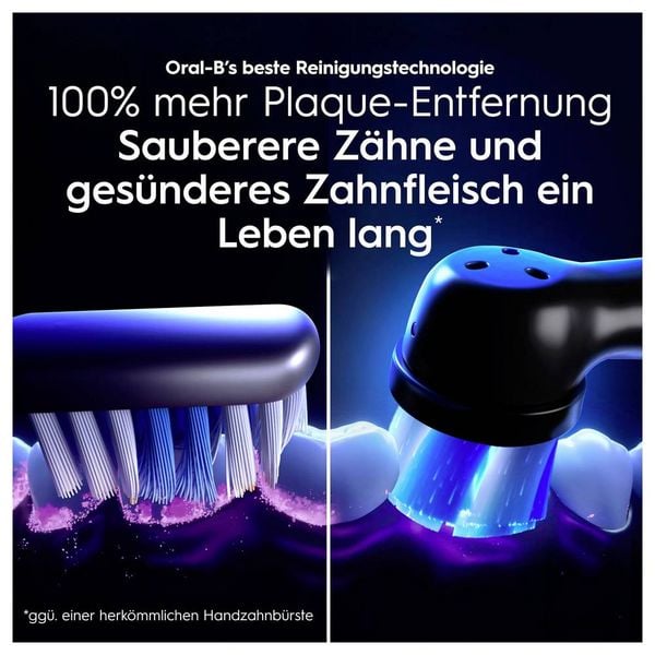 Produktbild: Braun Bra Oral-B iO Series 10 UltimateLunar Gold 17398125 Elektrische Zahnb&uuml;rste Schwarz