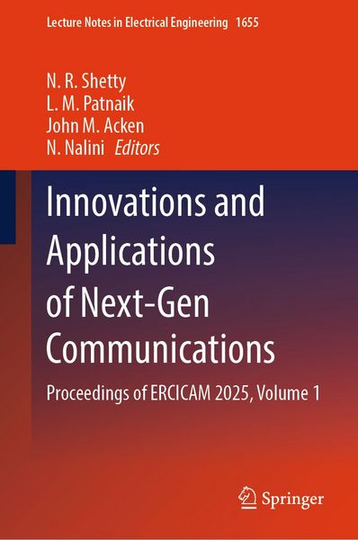 Produktbild: Innovations and Applications of Next-Gen Communications