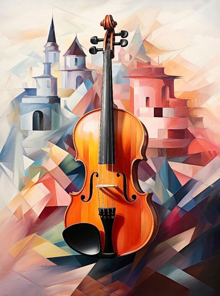 Produktbild: CALVENDO Puzzle Die Geige | 2000 Teile Lege-Gr&ouml;&szlig;e 90x67cm Foto-Puzzle f&uuml;r gl&uuml;ckliche Stunden