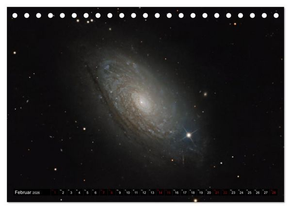 Produktbild: Ein Streifzug durch das Universum (Tischkalender 2026 DIN A5 quer), CALVENDO Monatskalender