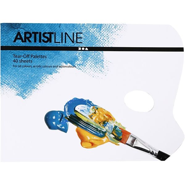 Produktbild: Creativ Company Abrei&szlig;-Palette, L 31 cm, B 23 cm, Wei&szlig;, 1 Stk