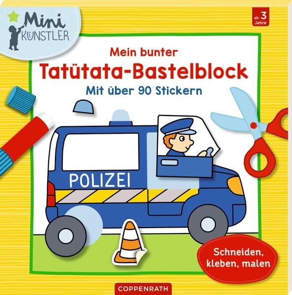 Produktbild: Mein bunter Tatütata-Bastelblock