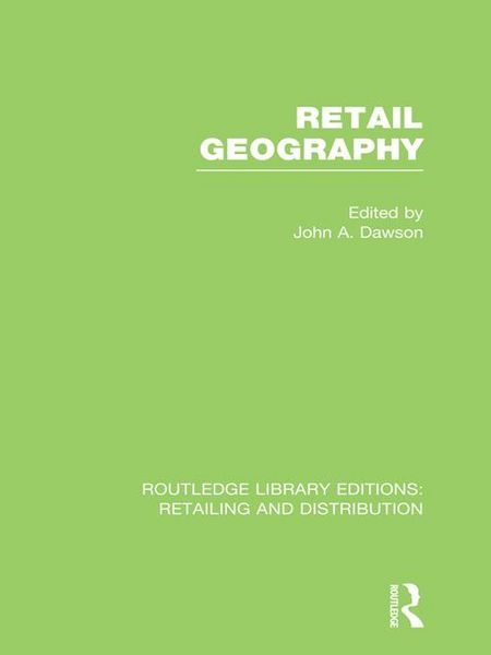 Produktbild: Retail Geography (RLE Retailing and Distribution)